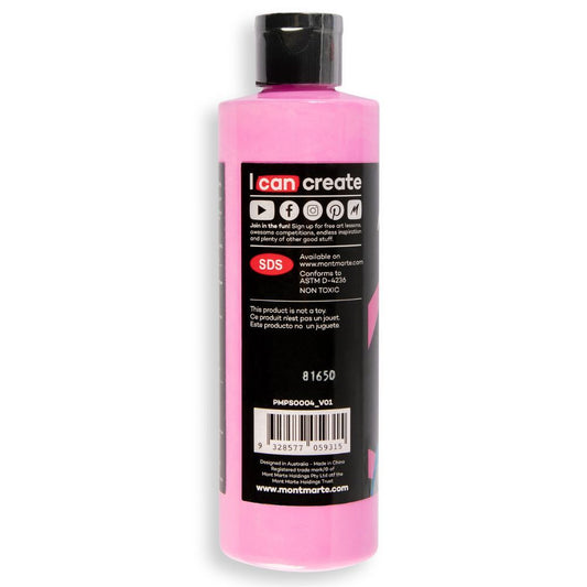 Mont Marte SuperCell Pouring Paint 240ml Bottle - Hot Pink