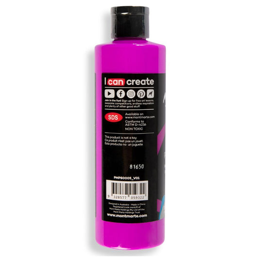Mont Marte SuperCell Pouring Paint 240ml Bottle - Fuchsia