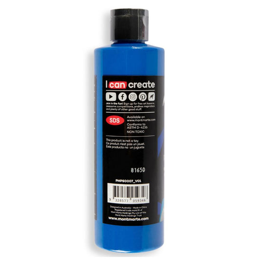 Mont Marte SuperCell Pouring Paint 240ml Bottle - Navy Blue