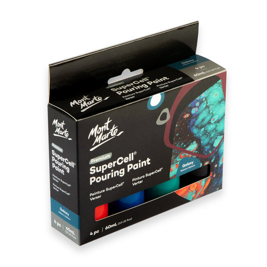 Mont Marte Supercell Pouring Paint- Pk4 Galaxy