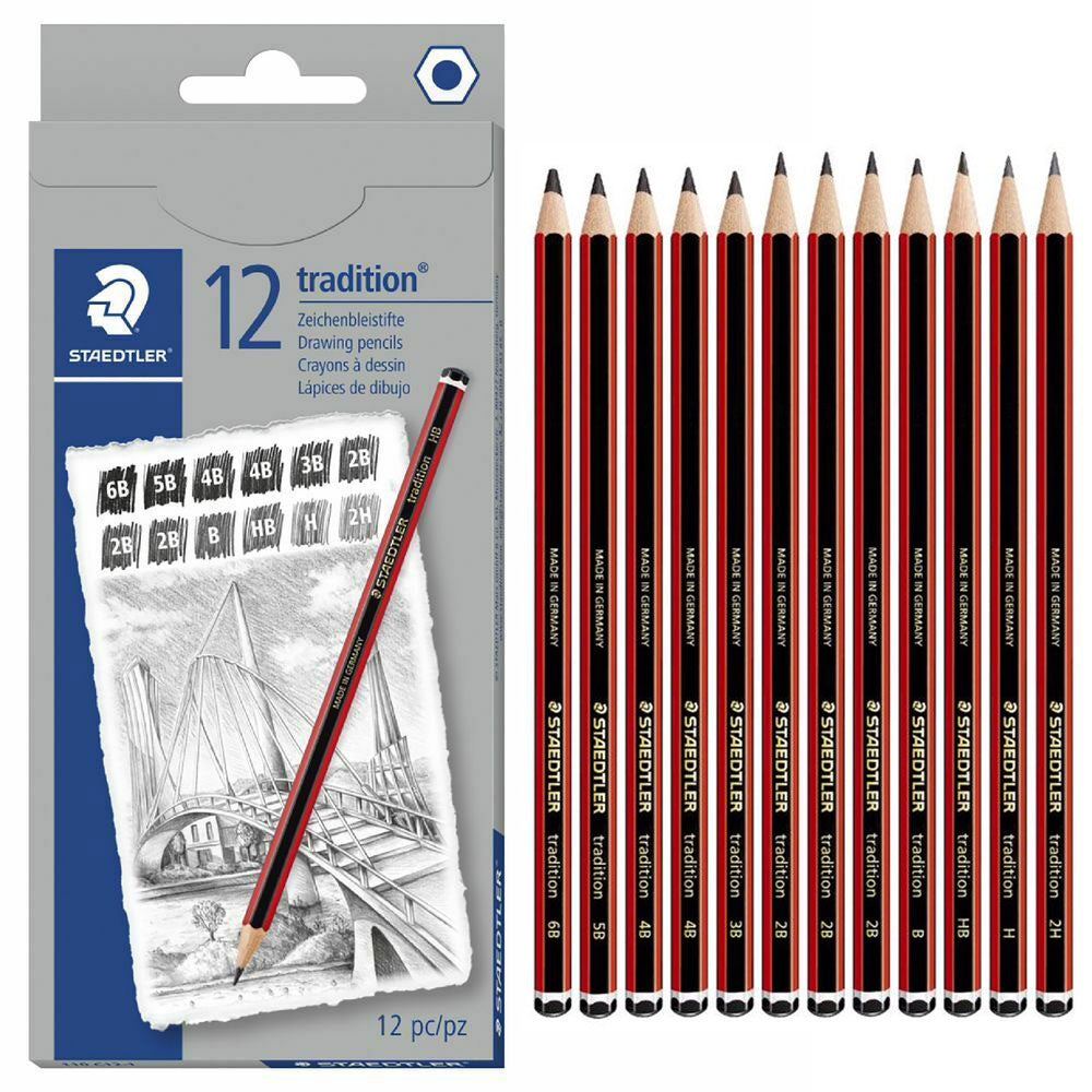 Staedtler Tradition Pencils Asstd Set of 12