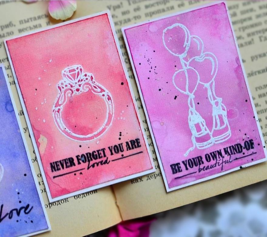 Lesia Zgharda Stamp Set "Shoes and Balloons"