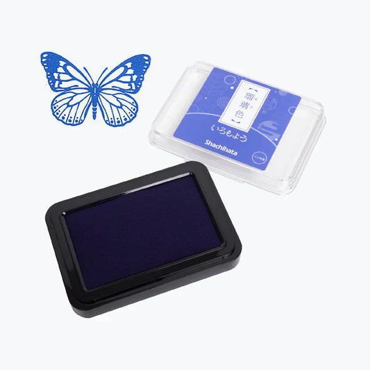 Shachihata Iromoyo Stamp Pad ROYAL BLUE HAC-1-B