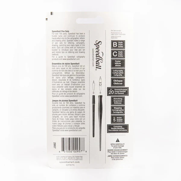 Speedball C Style Calligraphy Set 7pce