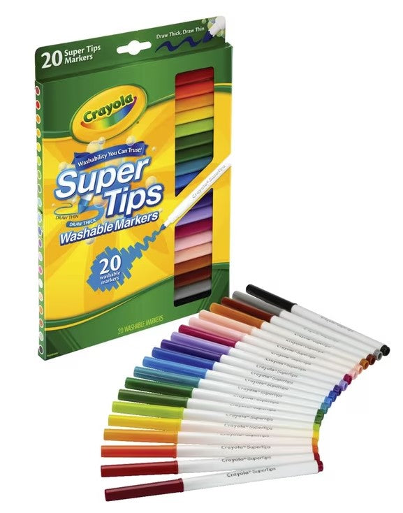 Crayola Super Tips Markers Pk20