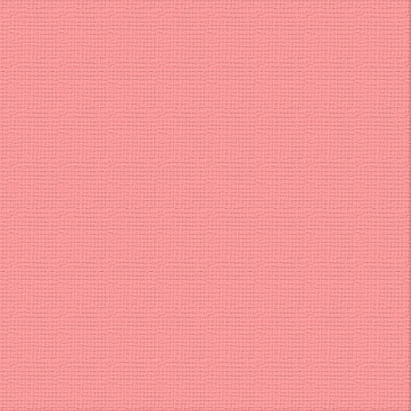CC 12x12 Textured Cardstock 216gsm - STRAWBERRY SURPRISE Pk10