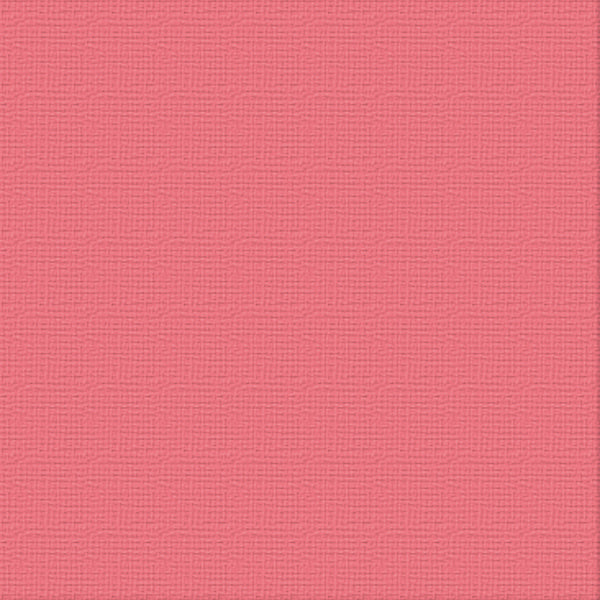 CC 12x12 Textured Cardstock 216gsm - RASPBERRY RUSH Pk10