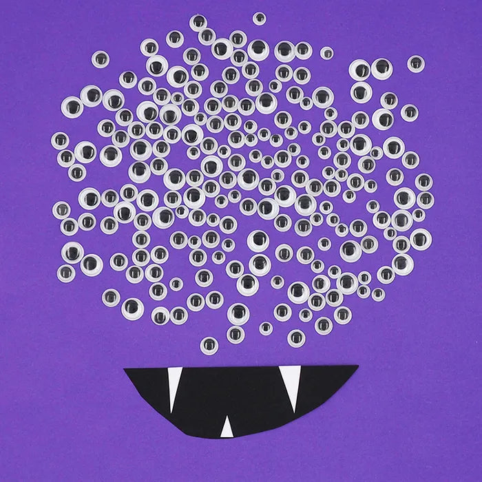 Value Craft Joggle Eyes Mixed Sizes B&W Pk200