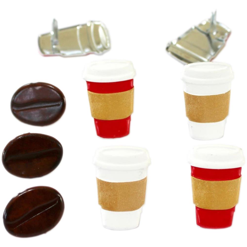 Eyelet Outlet Coffee Brads Pk12