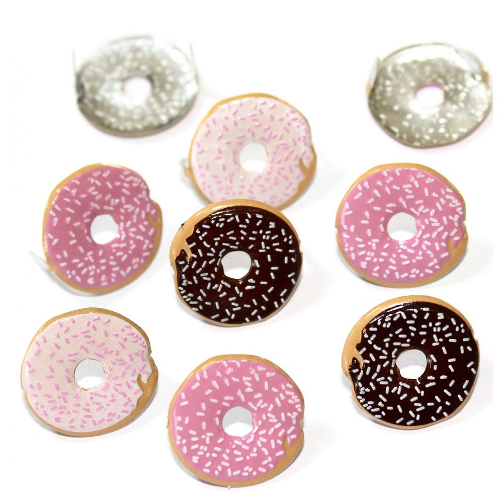 Eyelet Outlet Doughnut Brads Pk12