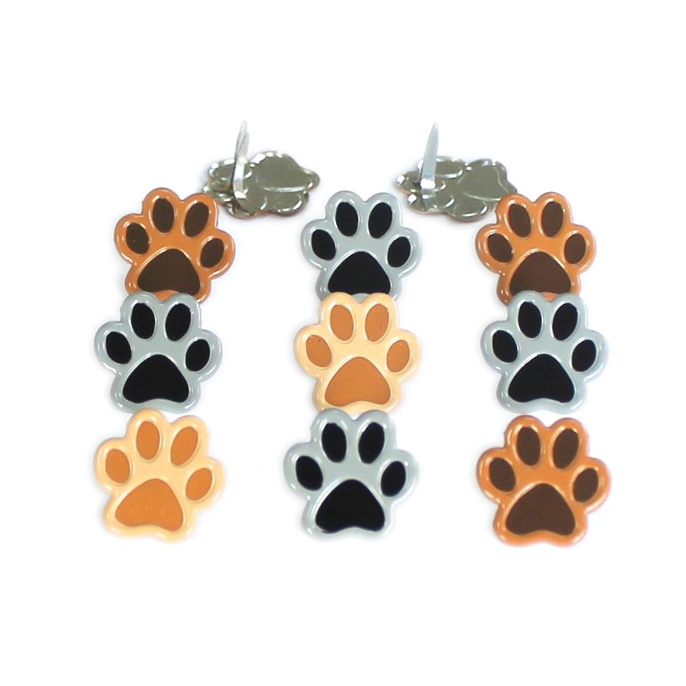 Eyelet Outlet Paws Brads Pk12