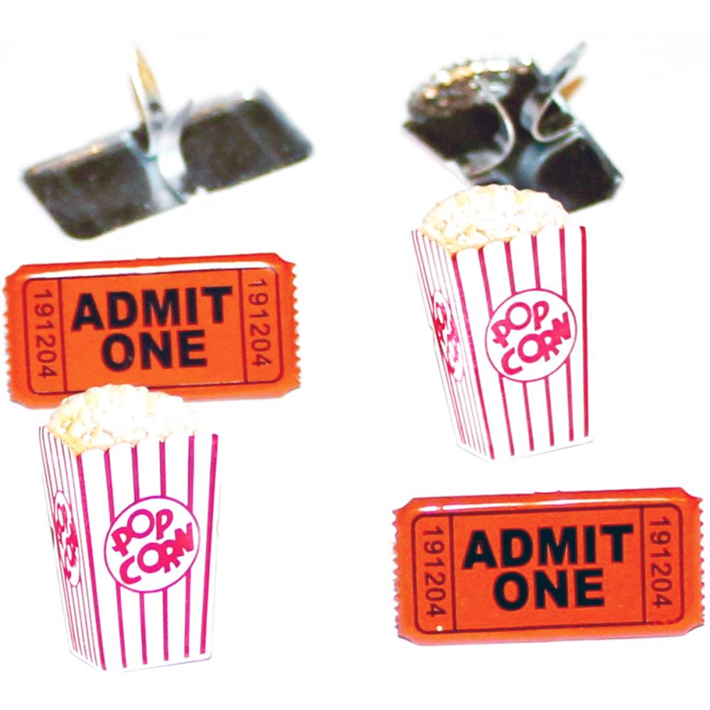Popcorn Brads Pk12