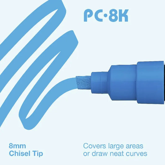 POSCA PC 8K Paint Marker Silver