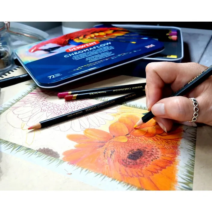 Derwent Chromaflow Pencils Tin 12