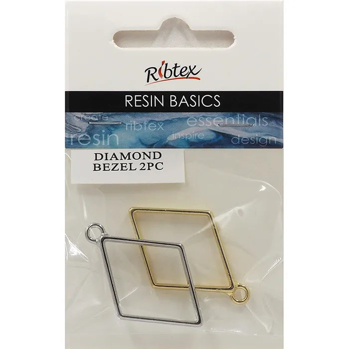 Ribtex UV Resin Bezel Frame Diamond Pk2