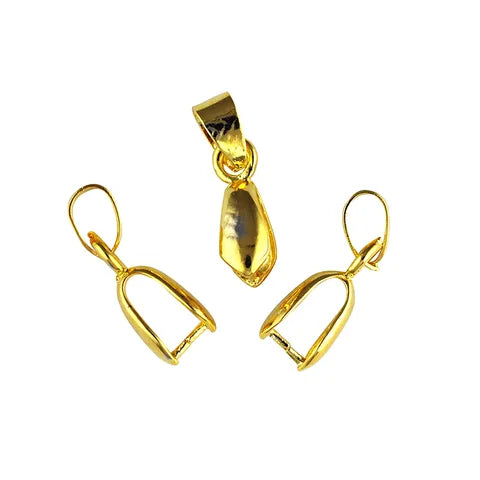 Ribtex UV Resin Pendant Bale Gold Pk3