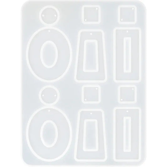 Ribtex Resin Basics Silicone Mould Rectangle Earring 1 Pce