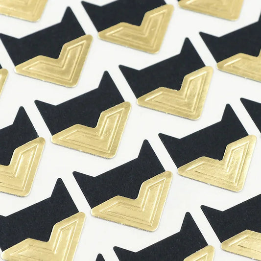 Value Craft Photo Corners Gold Pk48