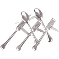 Eyelet Outlet Spoon and Fork Brads Pk12