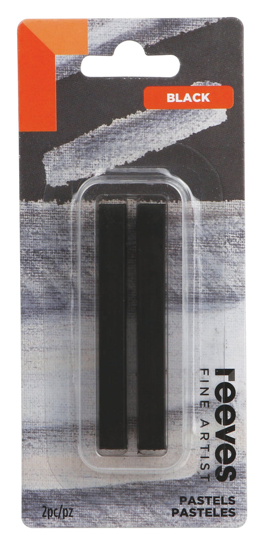 Reeves Fine Artist Pastels Black Pk2