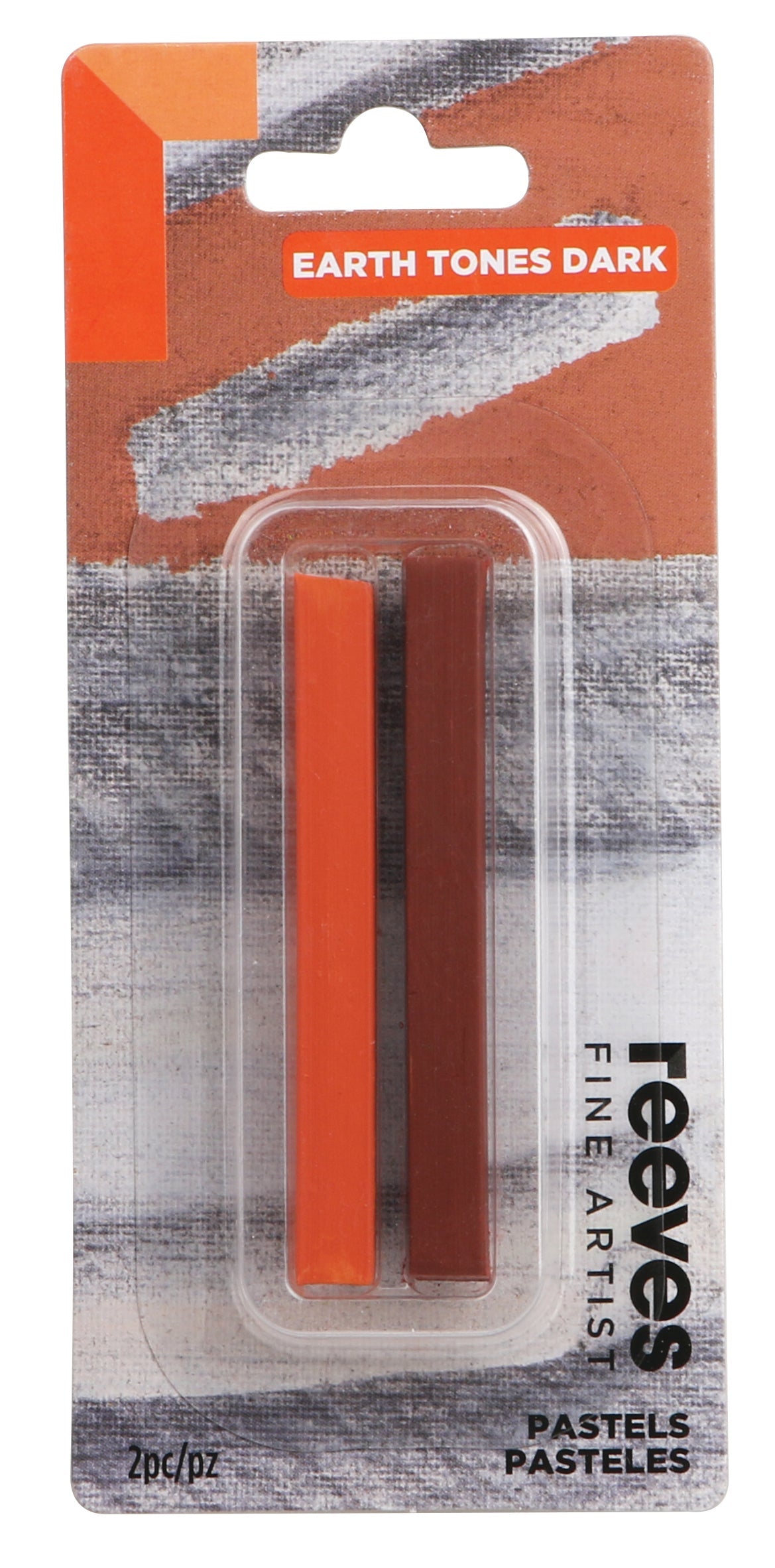 Reeves Fine Artist Pastels Earth Tones Dark Pk2