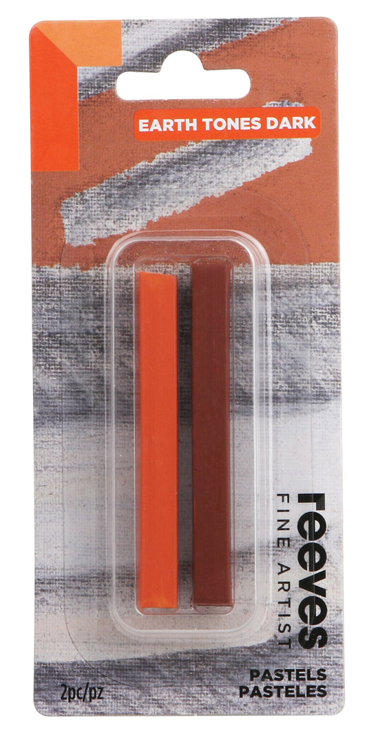 Reeves Fine Artist Pastels Earth Tones Dark Pk2
