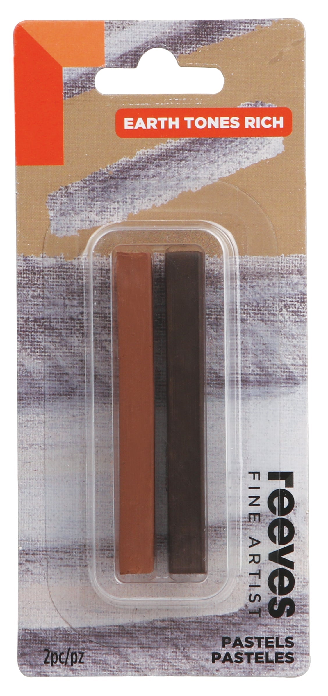Reeves Fine Artist Pastels Earth Tones Rich Pk2