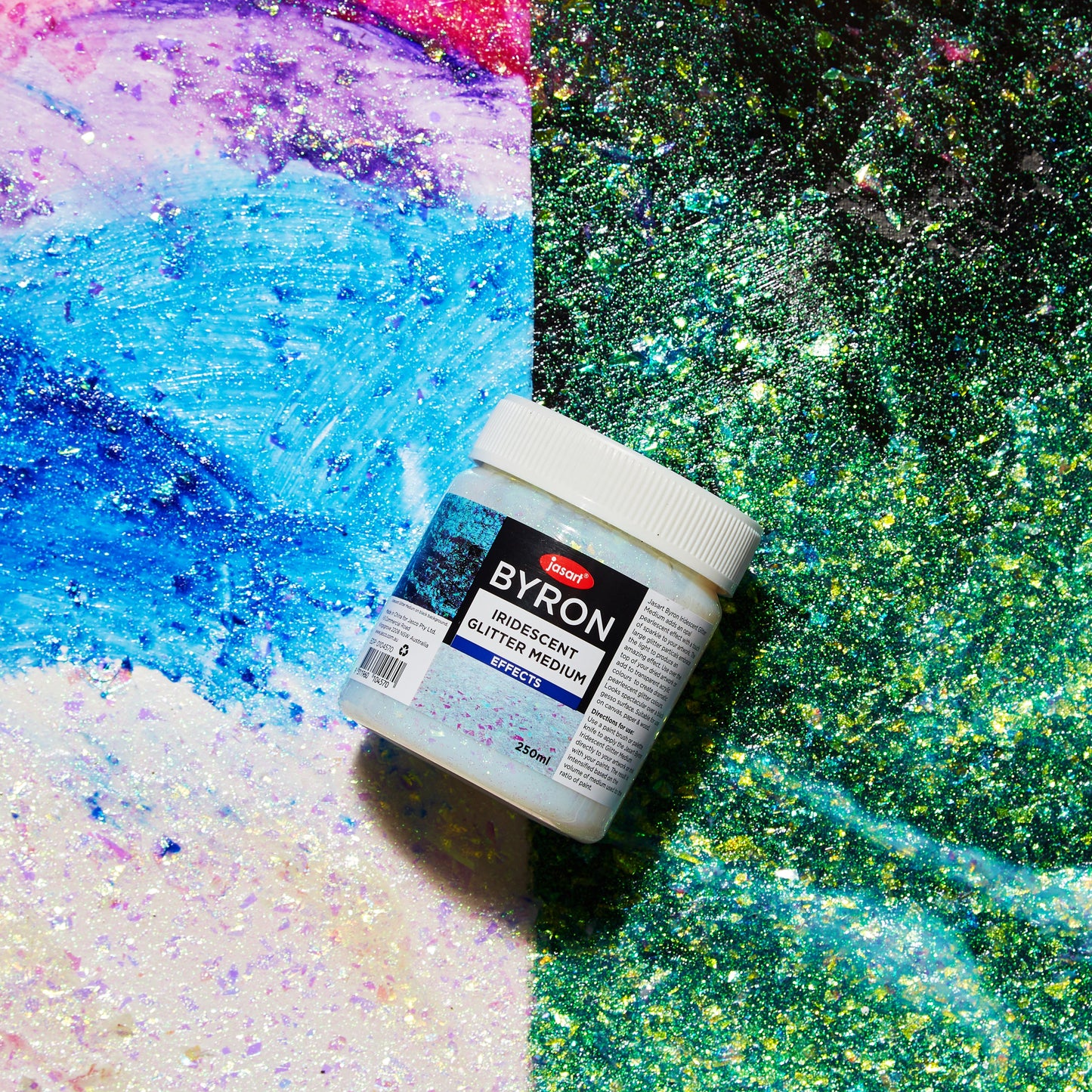 Byron Iridescent Glitter Medium 250ml