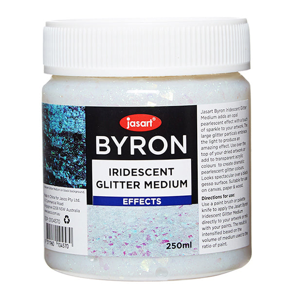 Byron Iridescent Glitter Medium 250ml