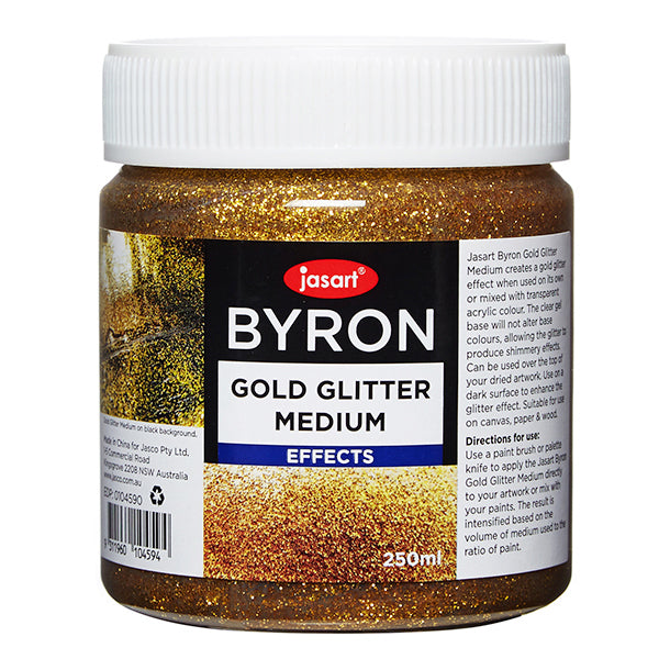 Byron Gold Glitter Medium 250ml