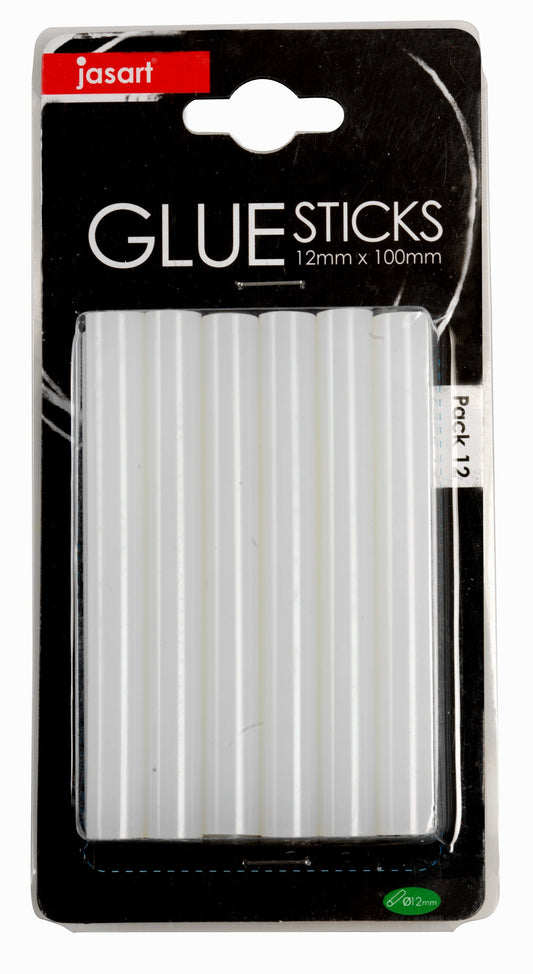 Jasart Hot Melt Glue Sticks 12MM Pk12