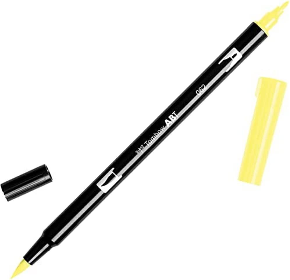 PALE YELLOW Tombow ABT Dual Brush Pen 062