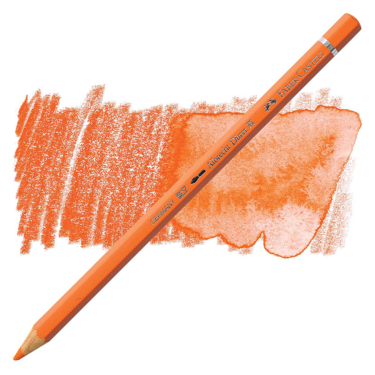 Faber Castell Albrecht Durer Watercolour Single Pencil ORANGE GLAZE 113