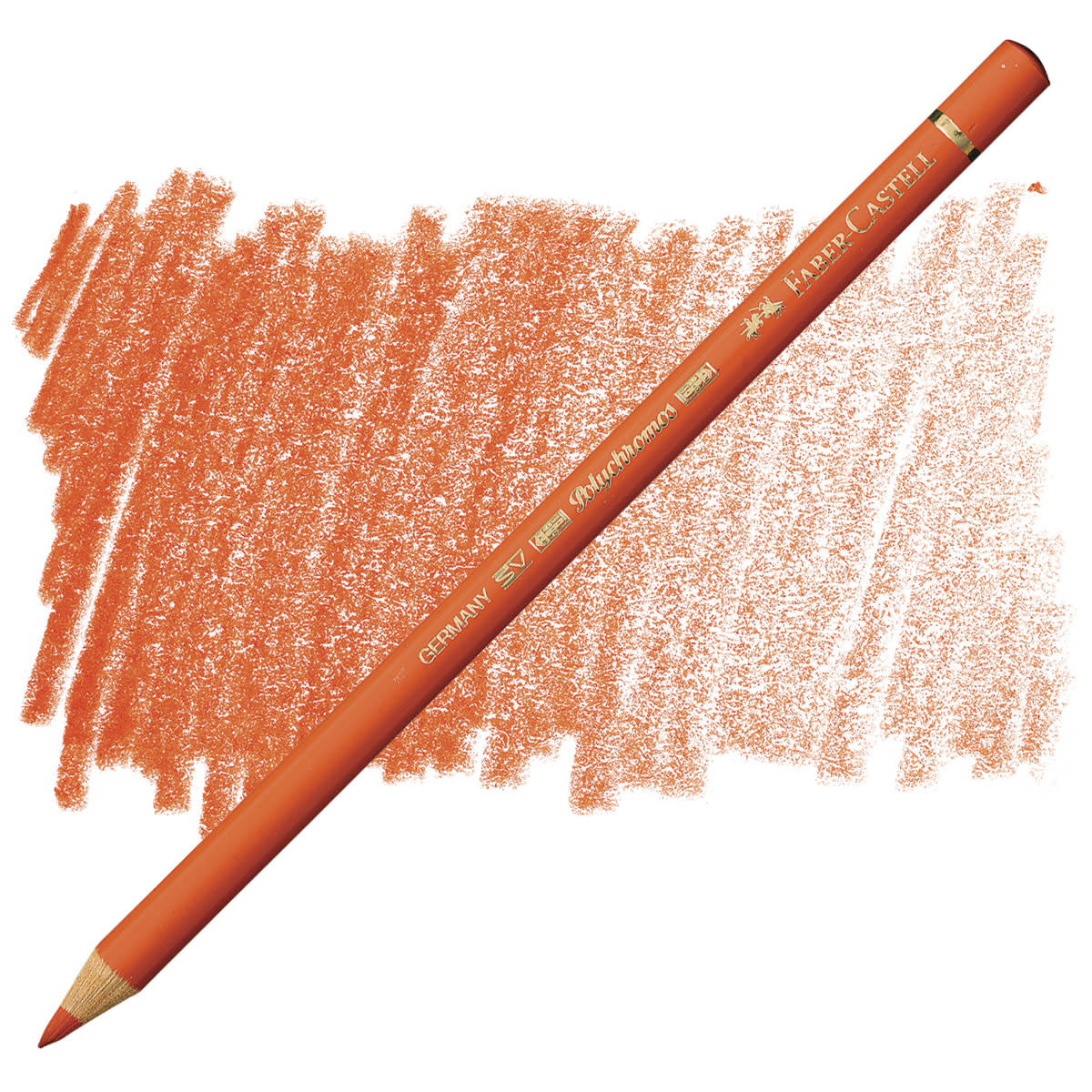 Faber Castell Polychromos Single Pencil DARK CADMIUM ORANGE 115