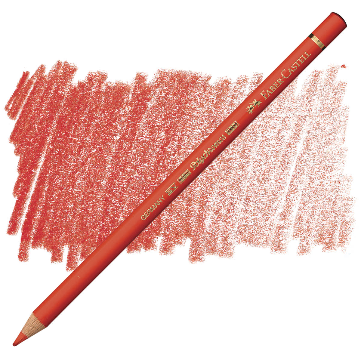 Faber Castell Polychromos Single Pencil LIGHT CADMIUM RED 117