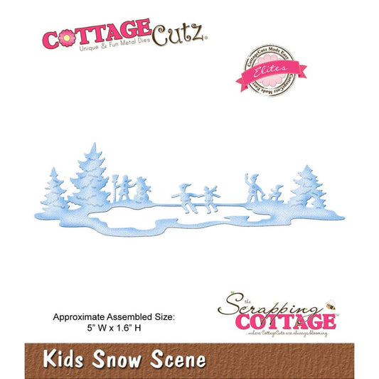 Cottage Cutz Kids Snow Scene Die