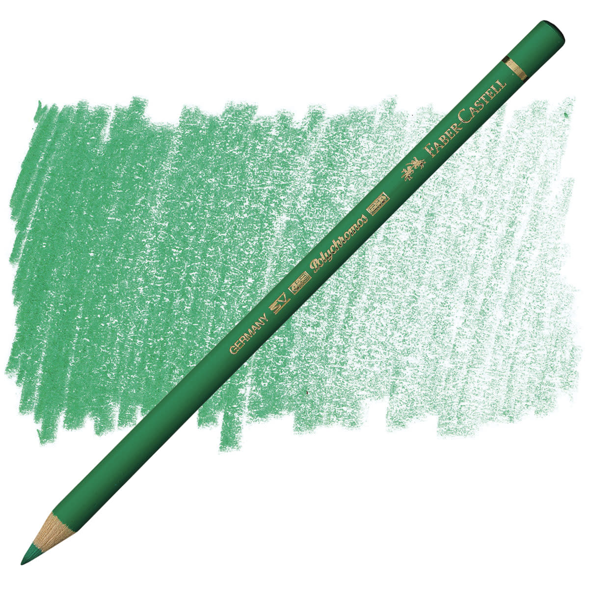 Faber Castell Polychromos Single Pencil EMERALD GREEN 163
