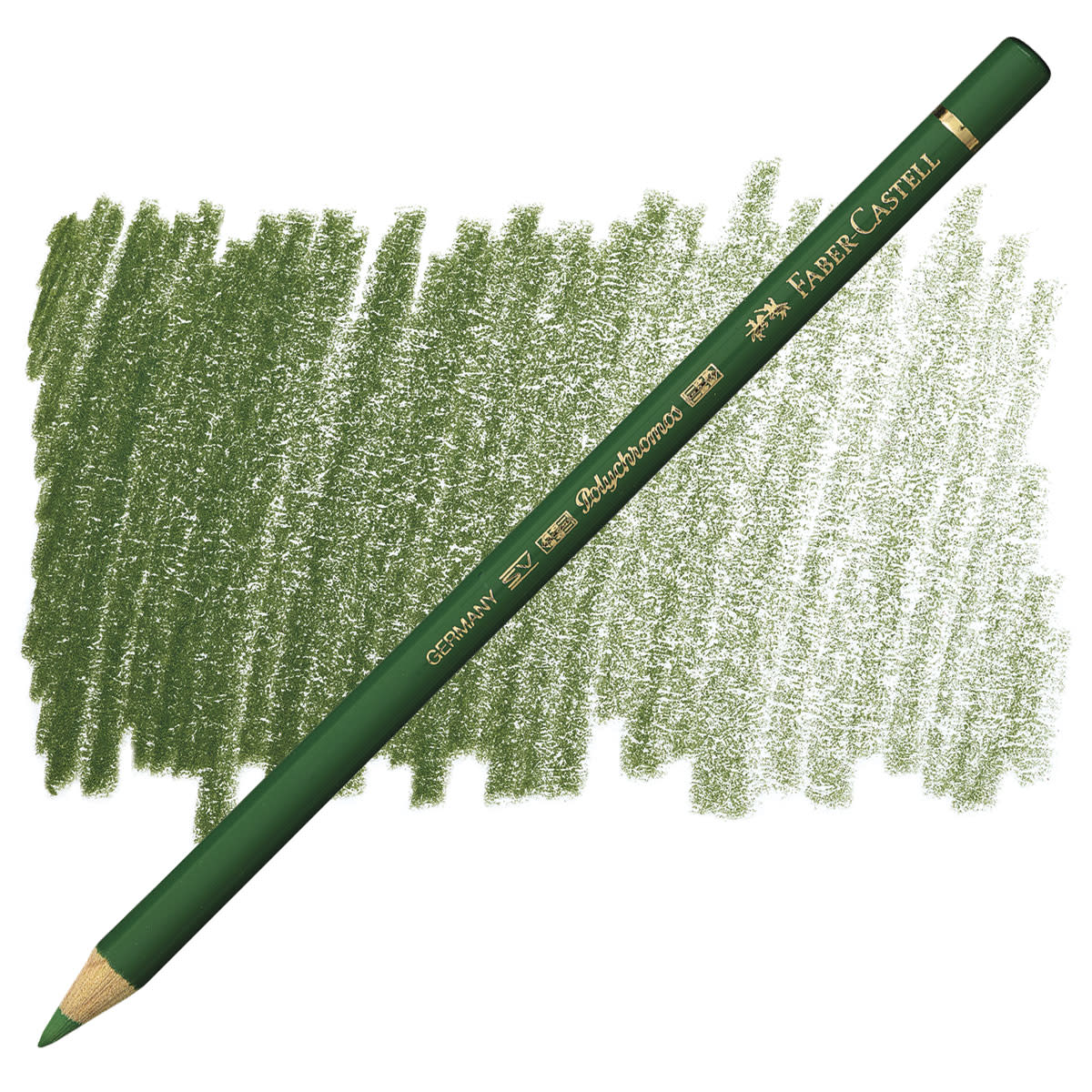 Faber Castell Polychromos Single Pencil PERM GREEN OLIVE 167