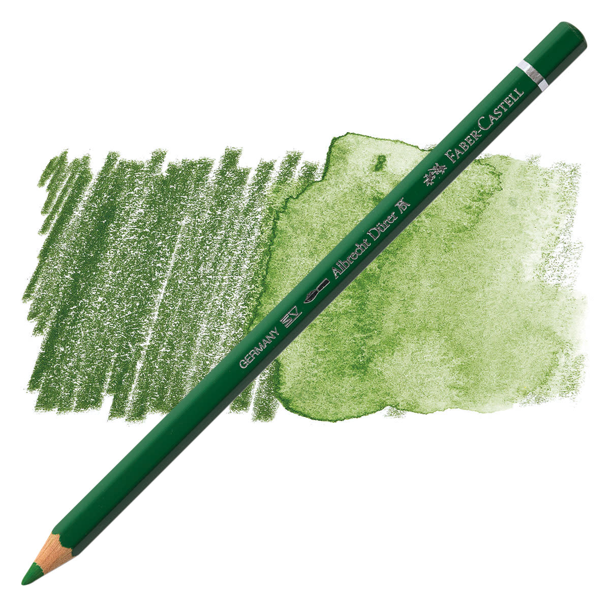 Faber Castell Albrecht Durer Watercolour Single Pencil PERMANENT GREEN OLIVE 167