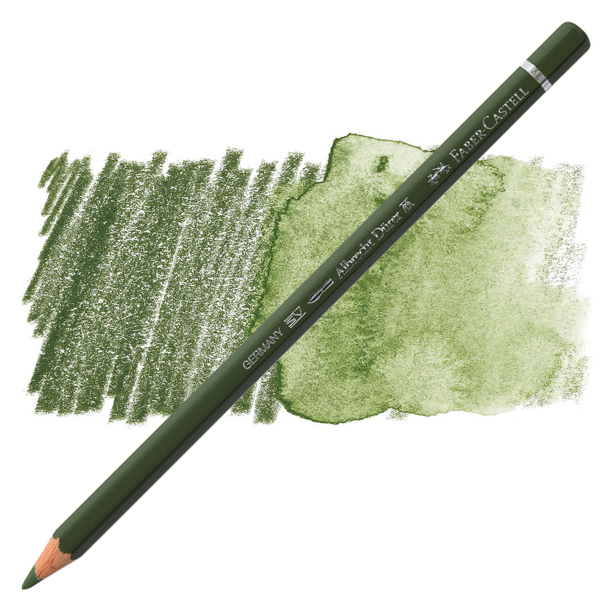Faber Castell Albrecht Durer Watercolour Single Pencil CHROMIUM GREEN OPAQUE 174