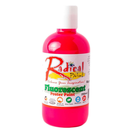 Radical Fluoro Poster Paint Magenta 250ml