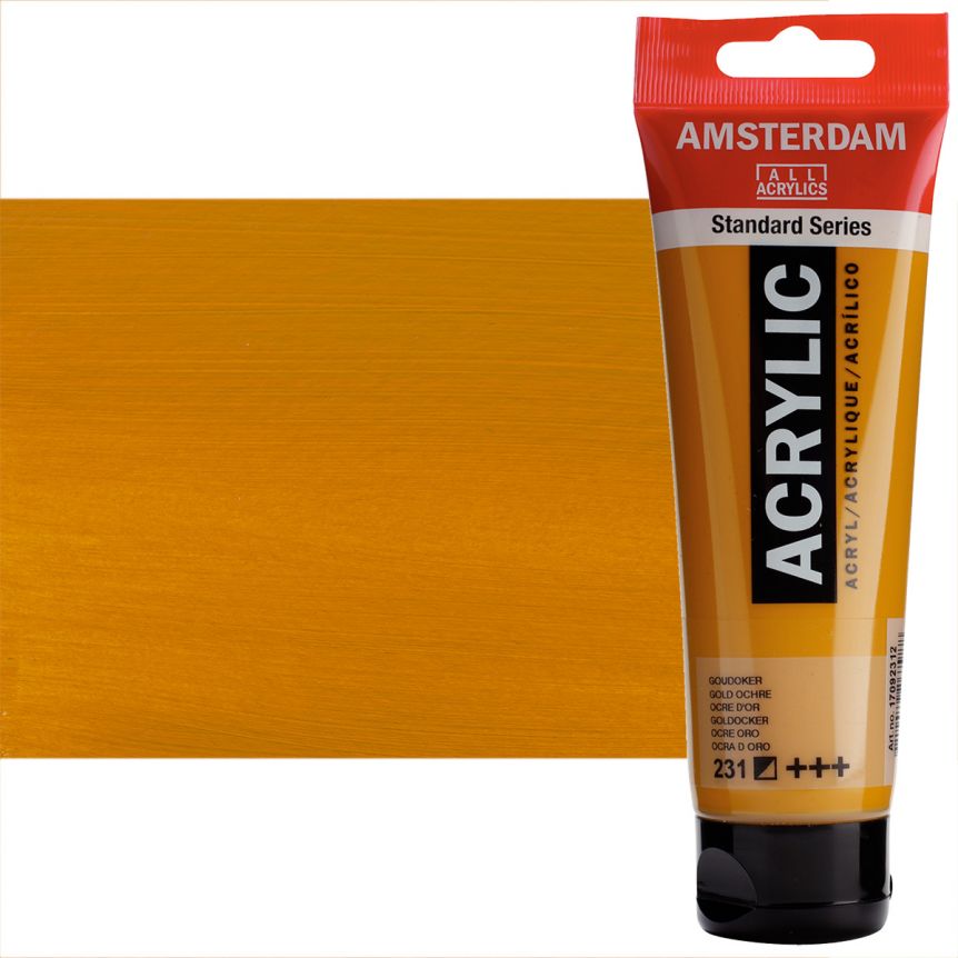 GOLD OCHRE Amsterdam Standard Acrylic 120ml