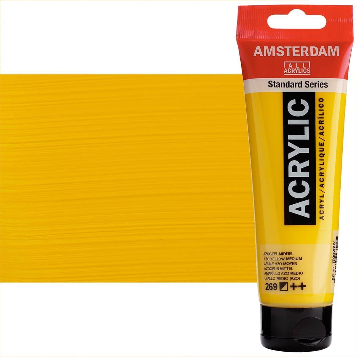 AZO YELLOW MEDIUM Amsterdam Standard Acrylic 120ml