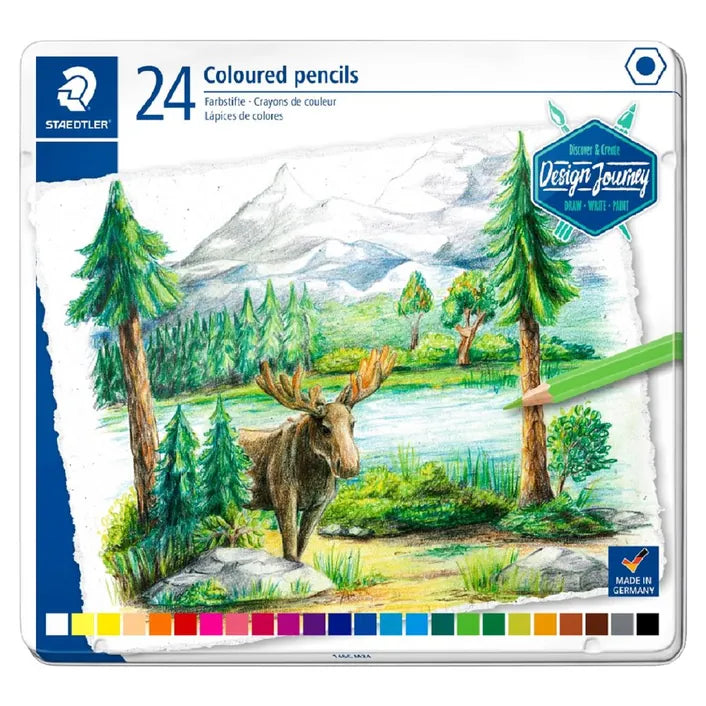 Staedtler Coloured Pencils Tin Pk24