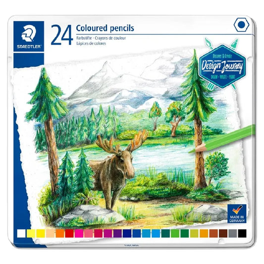 Staedtler Coloured Pencils Tin Pk24