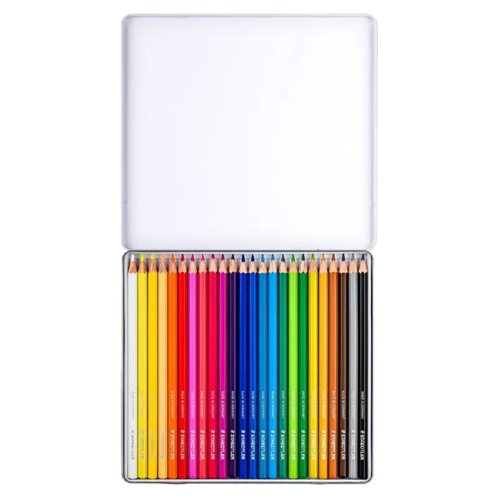 Staedtler Coloured Pencils Tin Pk24