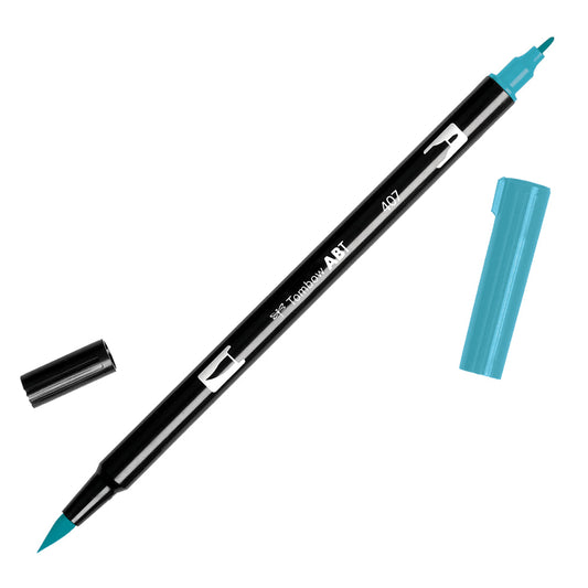 TIKI TEAL Tombow ABT Dual Brush Pen 407