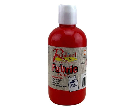 Radical Fabric Paint Red 250ml