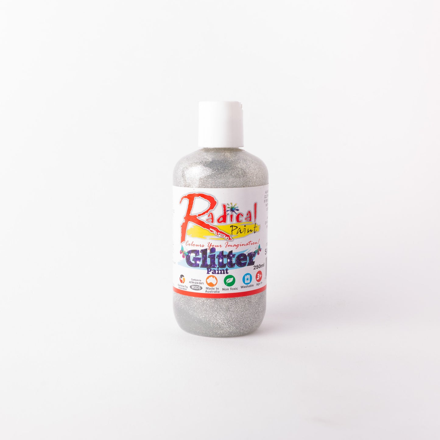 Radical Glitter Poster Paint Silver 250ml