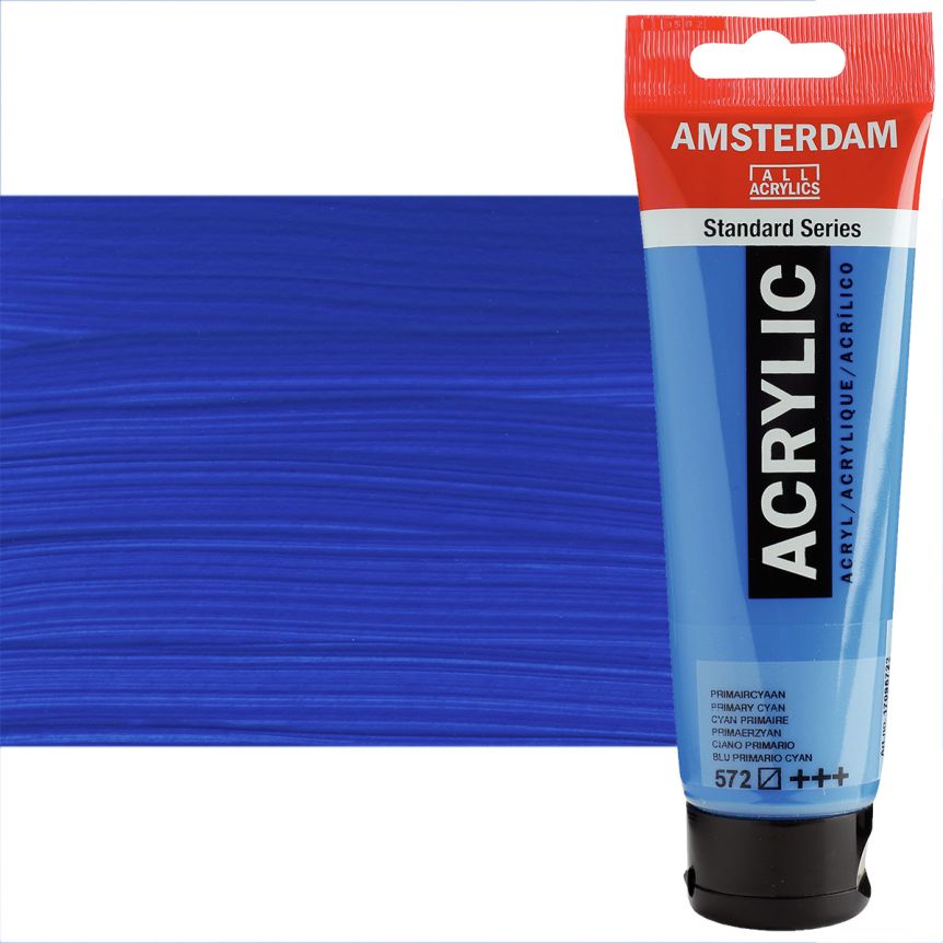 PRIMARY CYAN Amsterdam Standard Acrylic 120ml